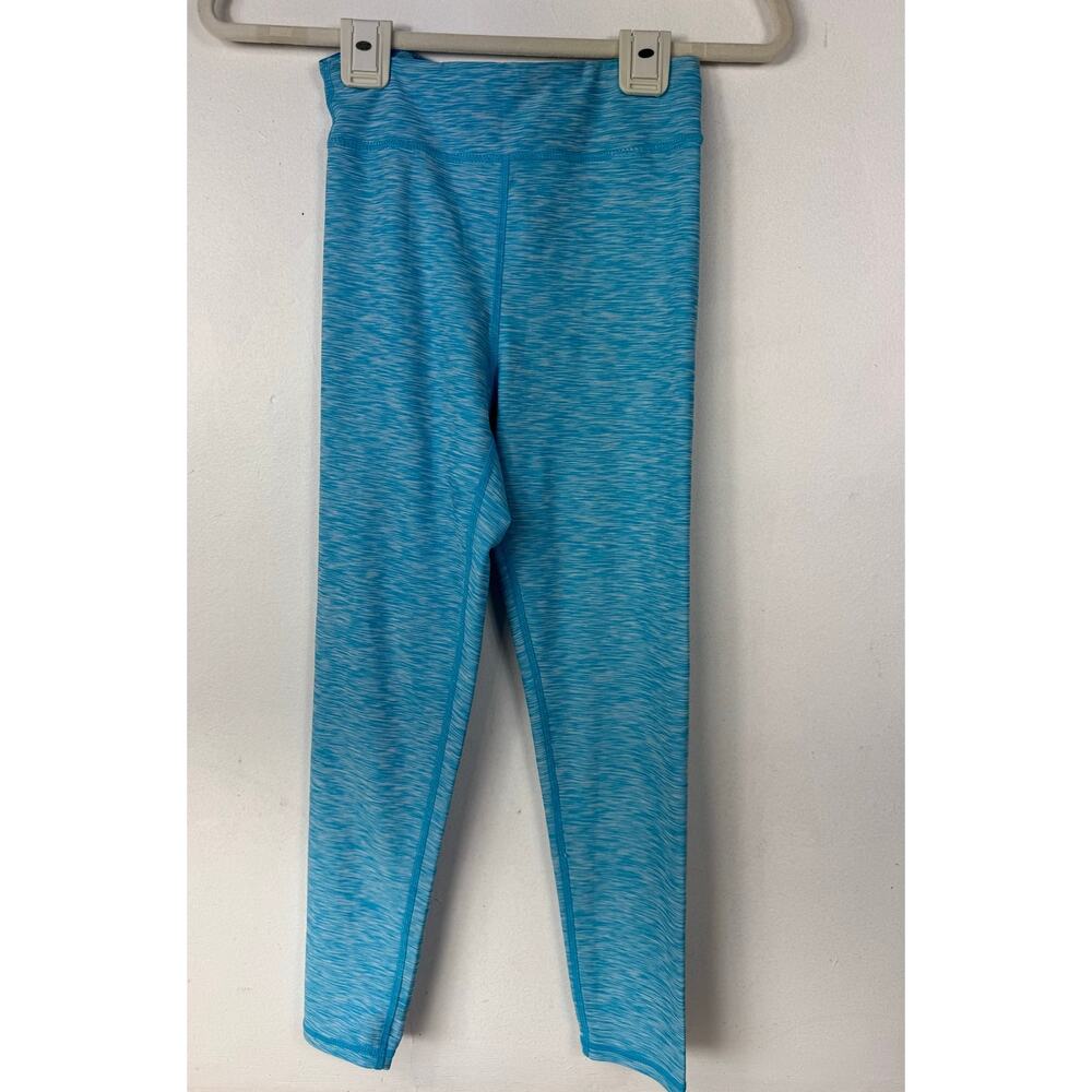 Girls Fila Leggings Size‎ Youth Medium 10-12 Blue Aqua
